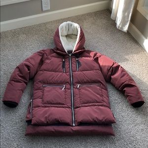Tribal Cocoon Puffer Winter Coat